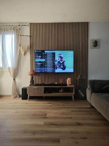 panneaux décoratifs installés